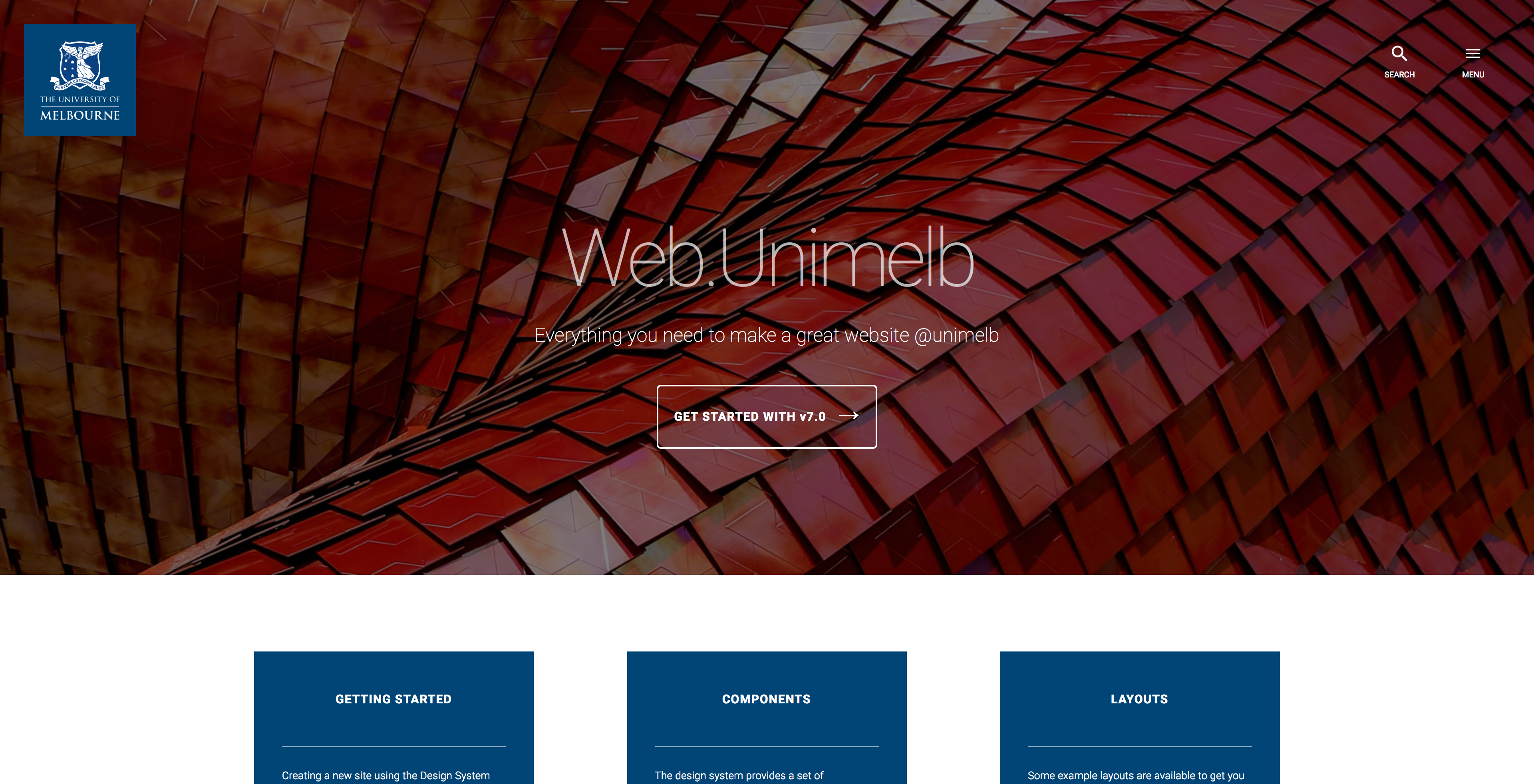 melburne-university-web-guidlines